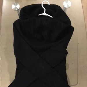 Black turtle neck Knitted Dress